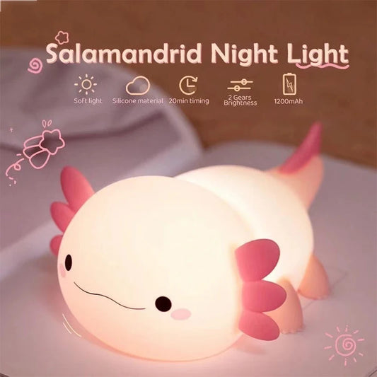 Adorable Axolotl Lamp